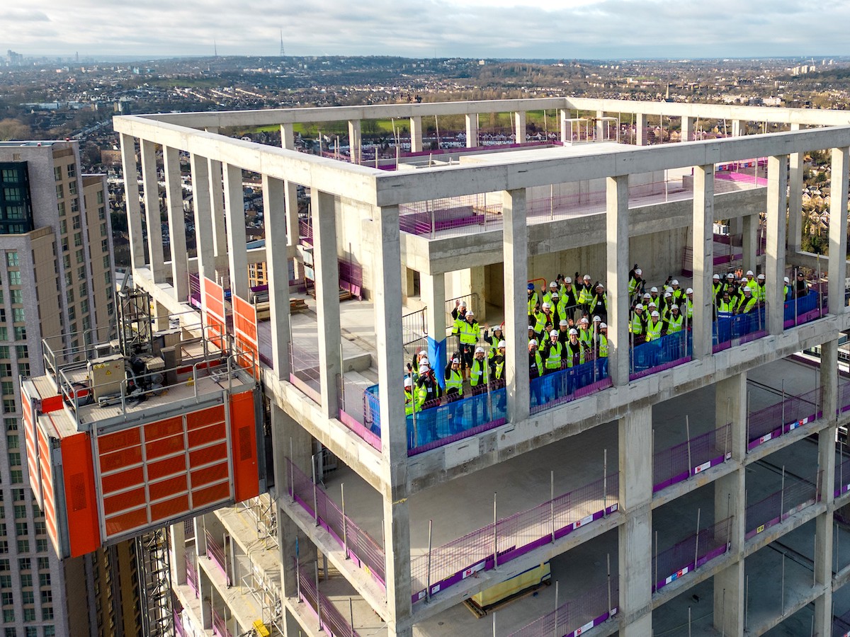 Watkin Jones tops out at Ravensbourne Place BTR scheme | BTR News