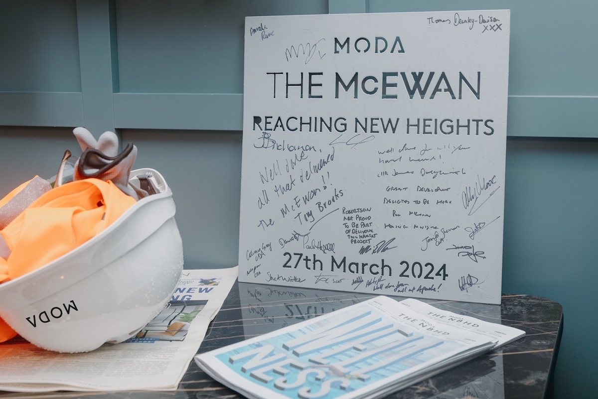 Moda, The McEwan Build to Rent scheme tops out | BTR News