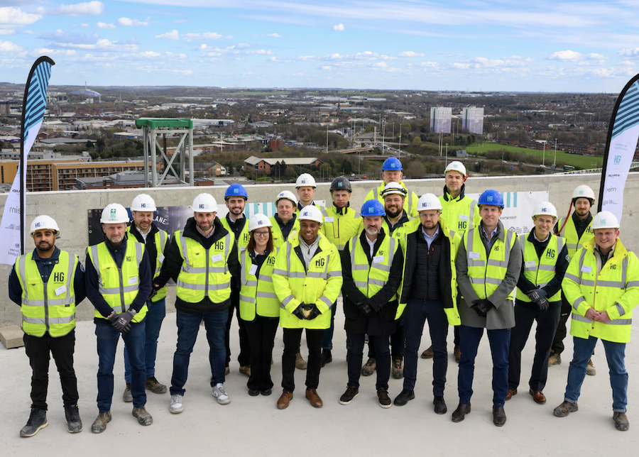 HG Construction tops out at BeckYard BTR | BTR News